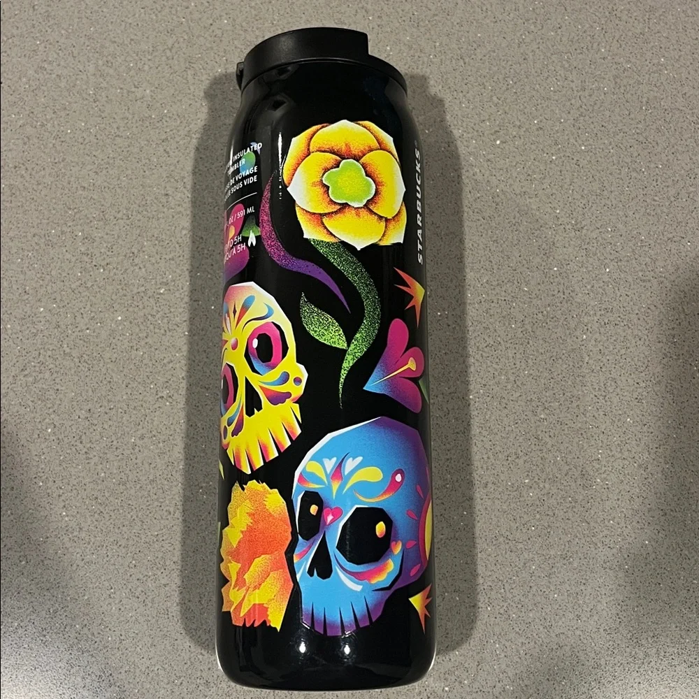 NWT Starbucks 2025 Halloween Tumbler Black - Picture 3 of 9